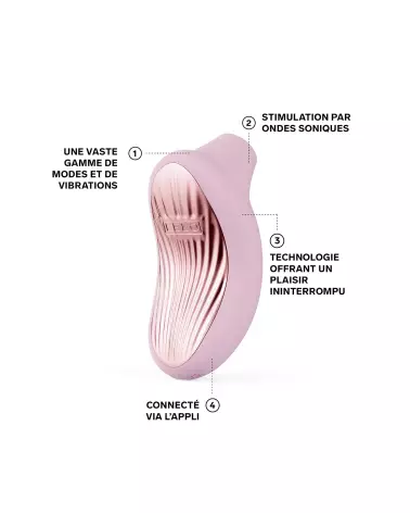Image du SONA 3 Cruise SoftPink de LELO, stimulateur clitoridien haut de gamme-3