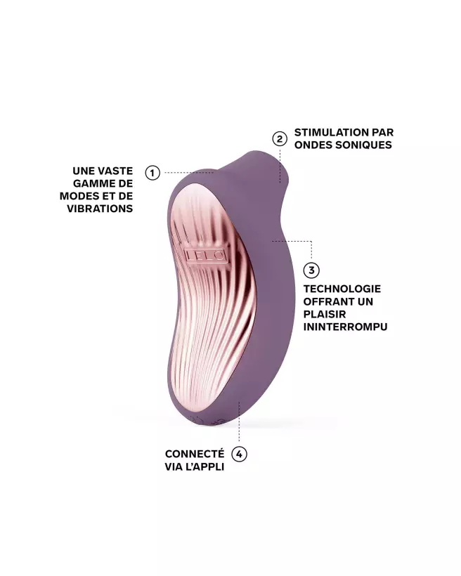 Image du LELO SONA 3 CRUISE PLUM, stimulateur clitoridien avancé-3