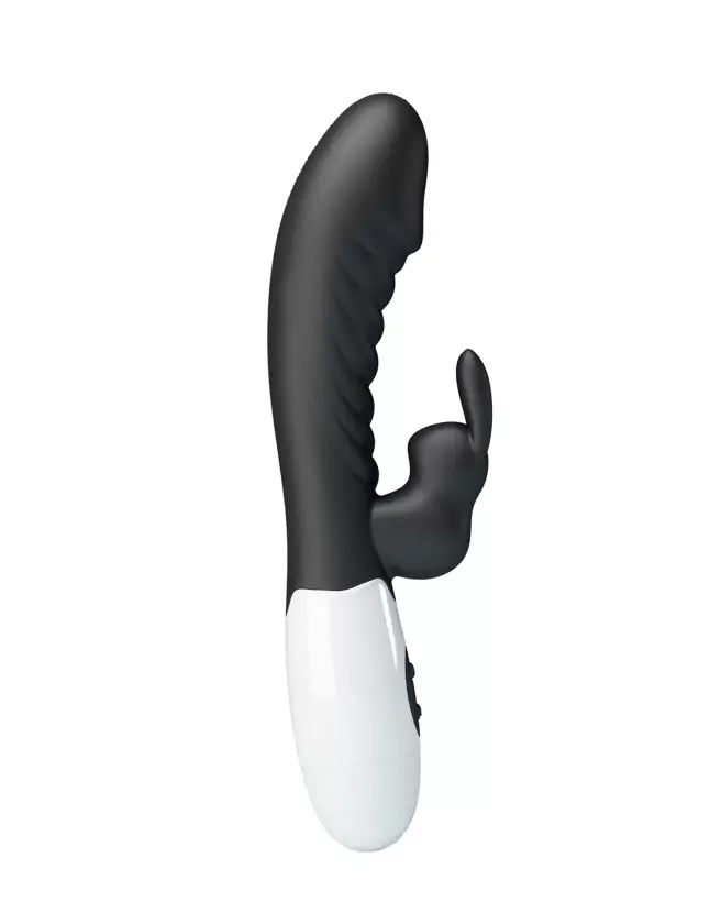 Image Pretty Love Naughty Bunny Noir, vibromasseur rabbit élégant-1