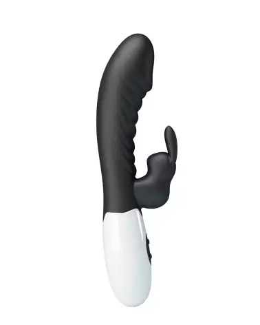 Image Pretty Love Naughty Bunny Noir, vibromasseur rabbit élégant-1