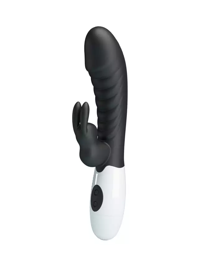 Image Pretty Love Naughty Bunny Noir, vibromasseur rabbit élégant-3