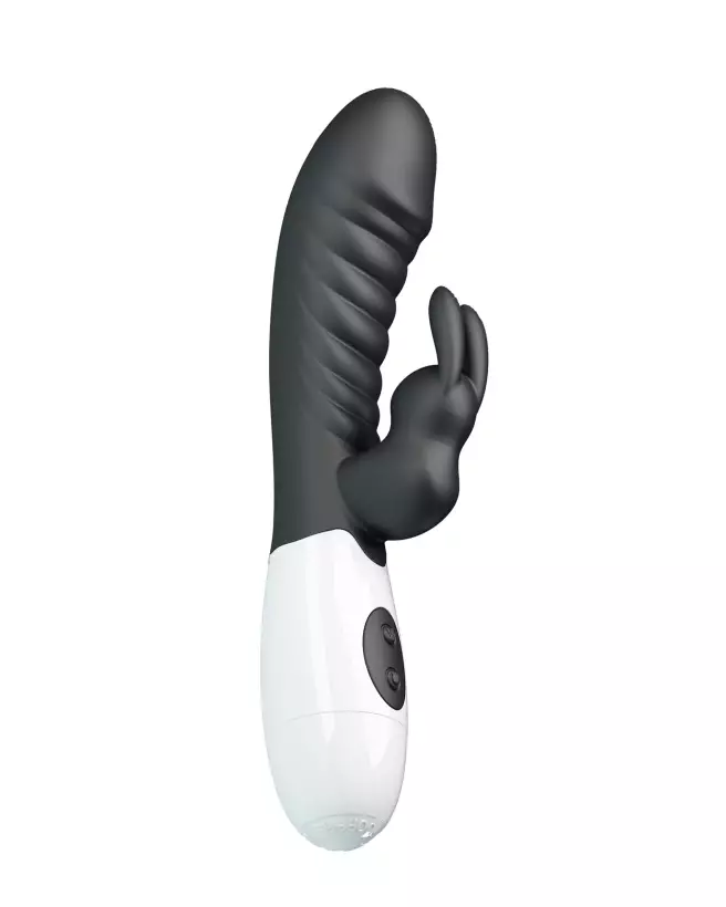 Image Pretty Love Naughty Bunny Noir, vibromasseur rabbit élégant-5