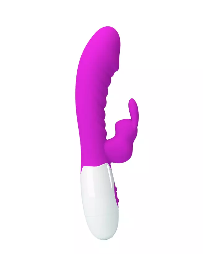 Image du Pretty Love Naughty Bunny Rose, rabbit vibrator élégant et ergonomique pour plaisir intense-1