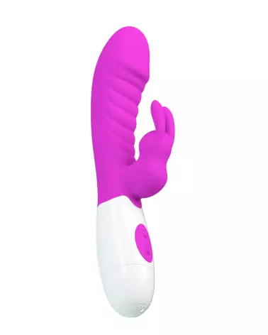 Image du Pretty Love Naughty Bunny Rose, rabbit vibrator élégant et ergonomique pour plaisir intense-5