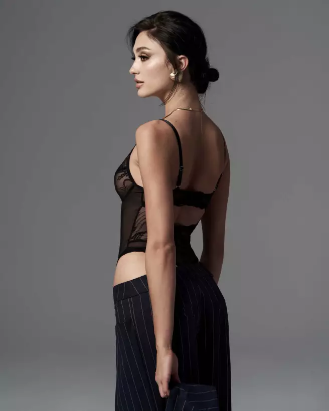 Body Perisia Noir ouvert par Obsessive avec dentelle élégante-3