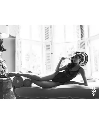 Body Perisia Noir ouvert par Obsessive avec dentelle élégante-7