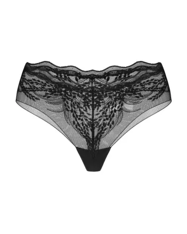 Culotte Perisia noire par Obsessive, lingerie élégante et confortable-1