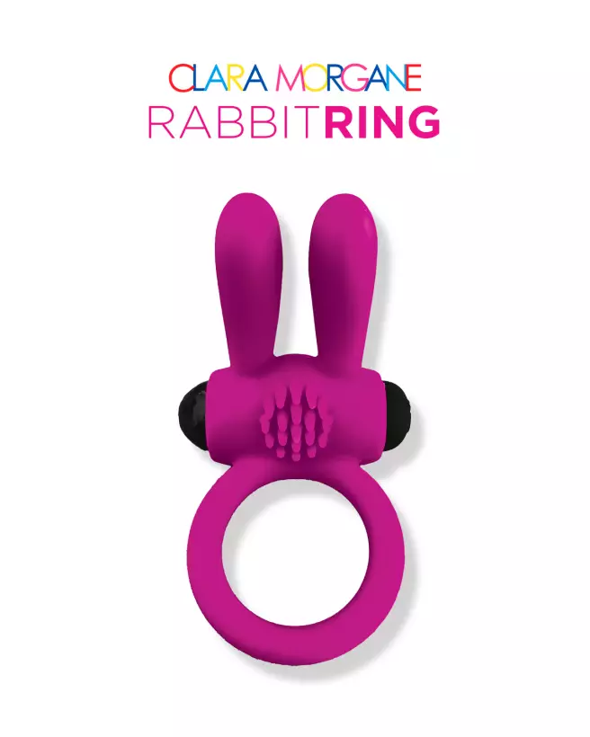Anneau Vibrant Rose Rabbit Ring Clara Morgane - image 2