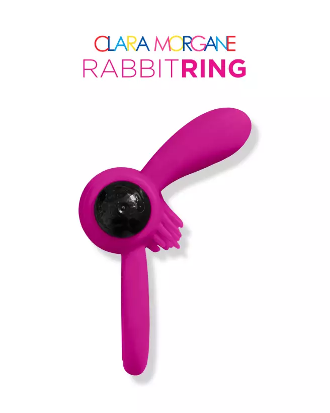 Anneau Vibrant Rose Rabbit Ring Clara Morgane - image 4