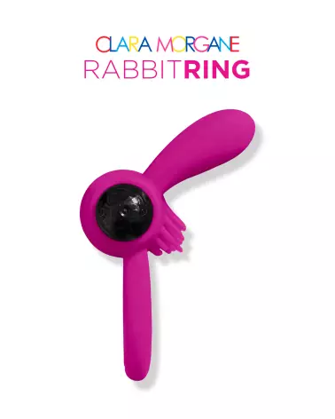Anneau Vibrant Rose Rabbit Ring Clara Morgane - image 4