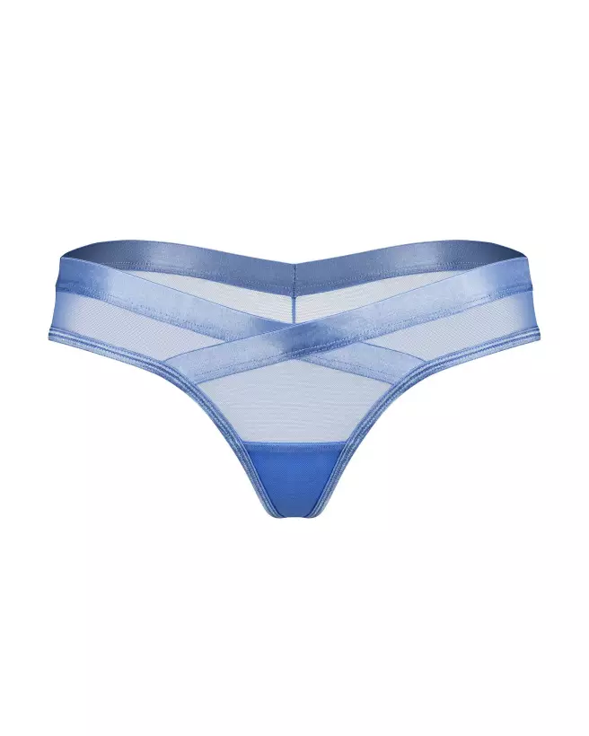 String Shaderi Obsessive bleu en maille transparente et design moderne-1