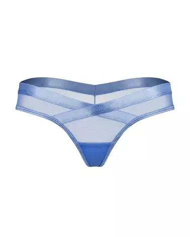 String Shaderi Obsessive bleu en maille transparente et design moderne-1
