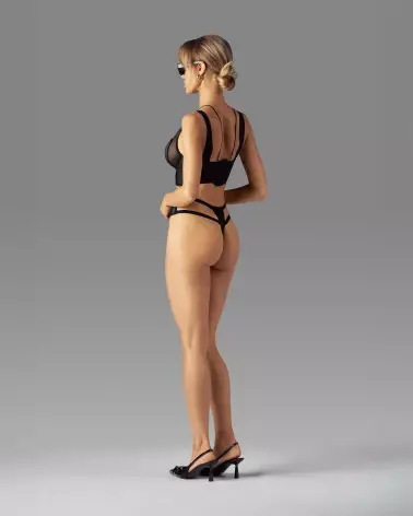Nuites Double String Noir Obsessive avec design élégant et confortable-4