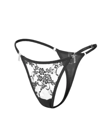 String réglable noir Paris Hollywood élégant et confortable-4