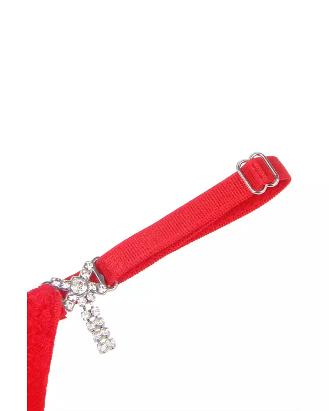 Image du String Réglable Rouge STG de Paris Hollywood, Lingerie Taille Unique-5