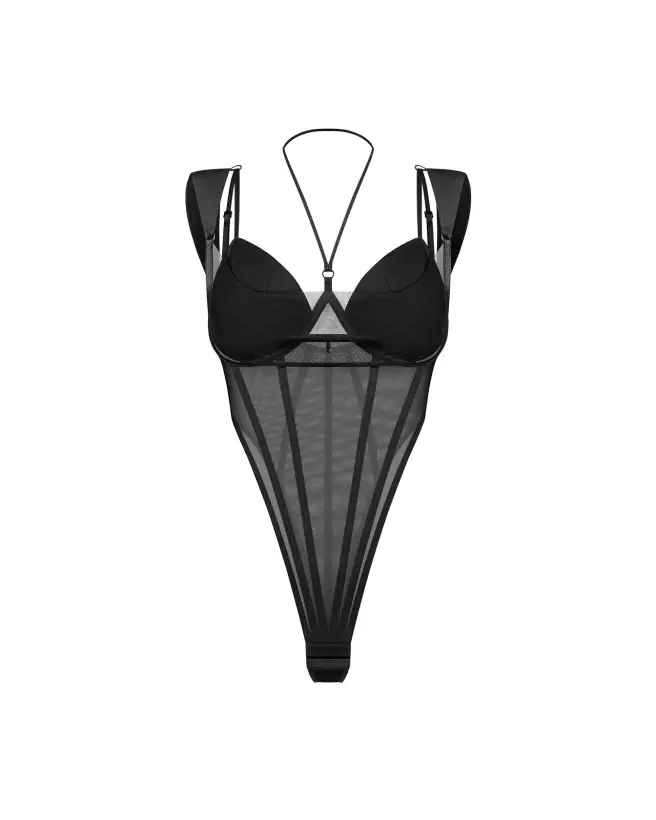 Image du Body Sibilie Noir par Obsessive, lingerie élégante et confortable-8