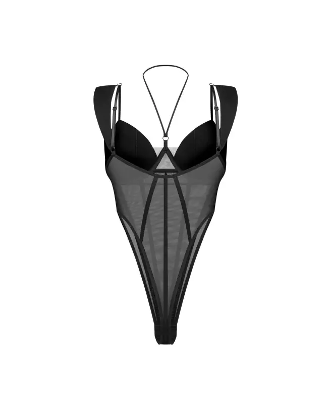Image du Body Sibilie Noir par Obsessive, lingerie élégante et confortable-9