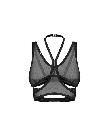 Guêpière corset noir Mercuris Obsessive avec design géométrique et détails raffinés-1
