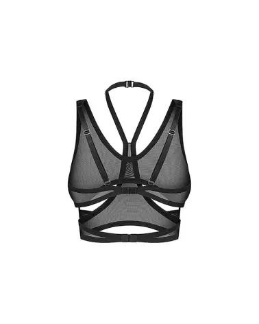 Guêpière corset noir Mercuris Obsessive avec design géométrique et détails raffinés-2