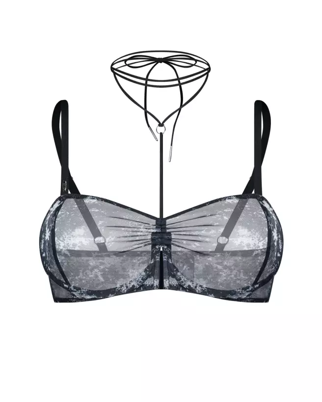 Image du soutien-gorge Corrosis d'Obsessive, lingerie transparente et élégante-1