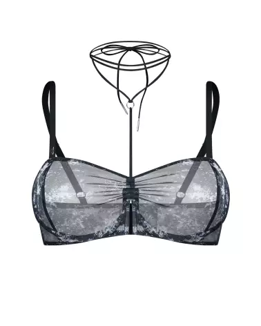 Image du soutien-gorge Corrosis d'Obsessive, lingerie transparente et élégante-1