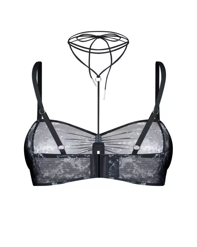 Image du soutien-gorge Corrosis d'Obsessive, lingerie transparente et élégante-2
