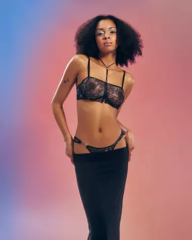 Image du soutien-gorge Corrosis d'Obsessive, lingerie transparente et élégante-13