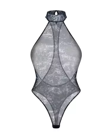 Corrosis Body Obsessive en maille transparente avec pendentif élégant-1