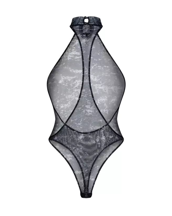 Corrosis Body Obsessive en maille transparente avec pendentif élégant-2