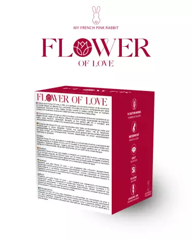 Image du stimulateur clitoridien Flower of Love par My French Pink Rabbit, pour plaisir féminin intensifié-4
