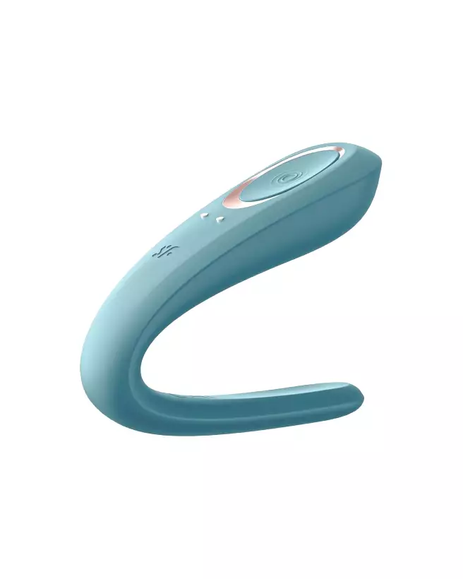 Satisfyer Double Classic bleu sextoy pour couple-1