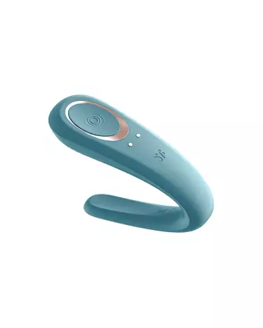 Satisfyer Double Classic bleu sextoy pour couple-5