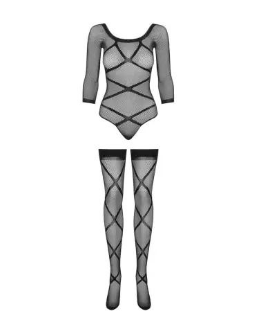 Image Bodystocking G320 Noir Obsessive - Lingerie Sexy et Élégante-5