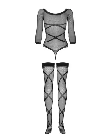 Image Bodystocking G320 Noir Obsessive - Lingerie Sexy et Élégante-6