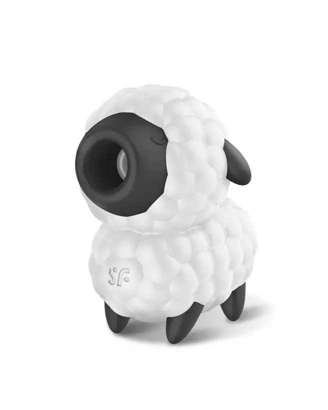 Image du Satisfyer Dreamy Sheep, stimulateur clitoridien blanc de qualité-1