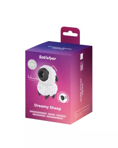 Image du Satisfyer Dreamy Sheep, stimulateur clitoridien blanc de qualité-2