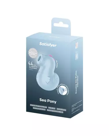 Image du Satisfyer Sea Pony Bleu, stimulateur clitoridien innovant et waterproof-3