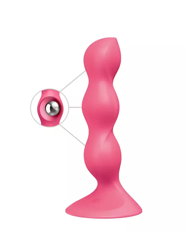 Image du Satisfyer Triple Ball Rose, sextoy réaliste haute qualité-1