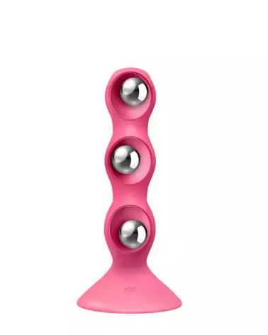 Image du Satisfyer Triple Ball Rose, sextoy réaliste haute qualité-8