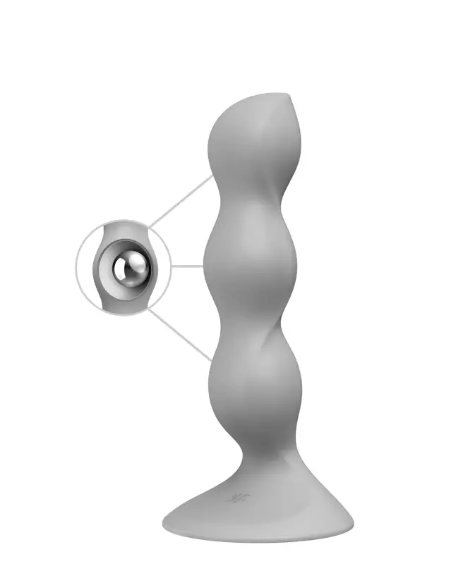 Image du Satisfyer Triple Ball Gris, sextoy réaliste pour plaisir intensifié-1