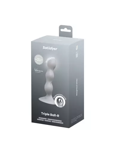 Image du Satisfyer Triple Ball Gris, sextoy réaliste pour plaisir intensifié-3