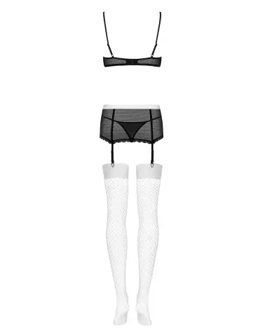 Costume Maidme Obsessive noir et blanc sexy-10