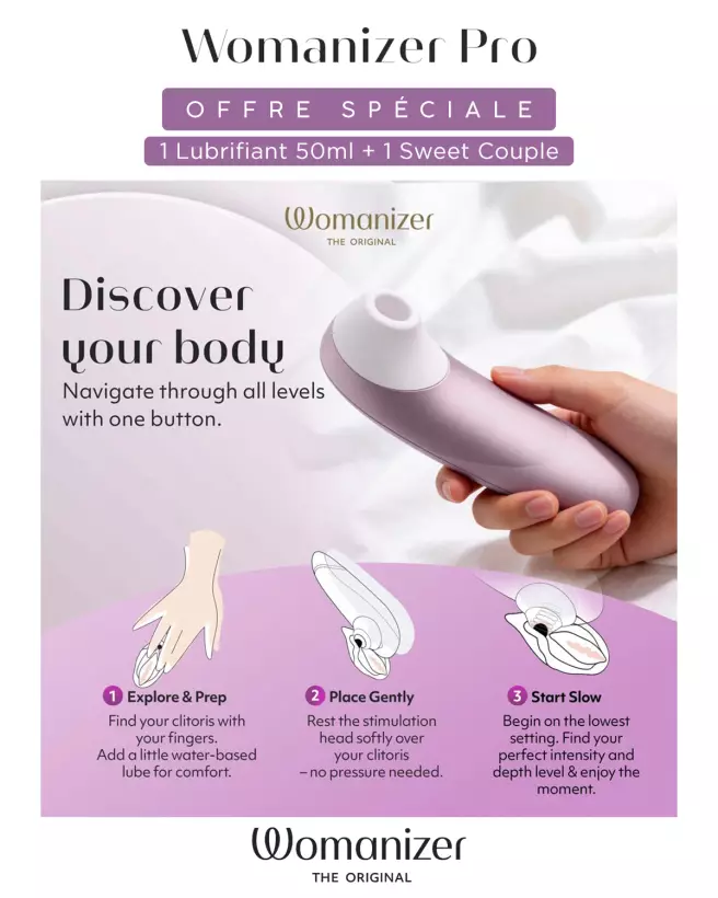 Womanizer Pro - Stimulateur Clitoridien - Technologie Pleasure Air - image 86