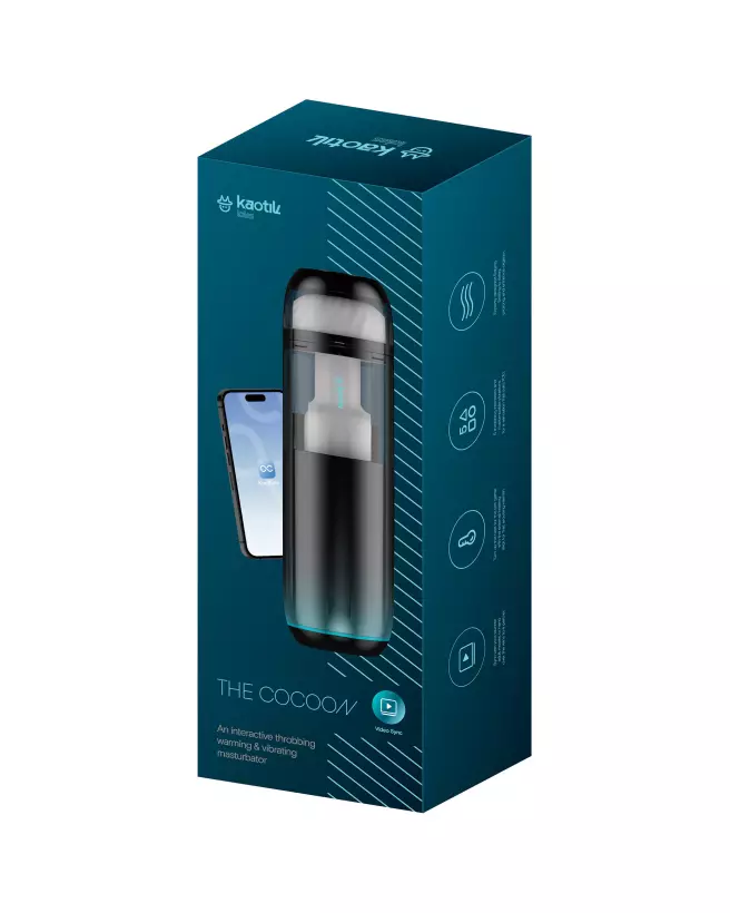 Image du Masturbateur KAOTICK COCOON NOIR par SEXTOYS-KAOTIK-5