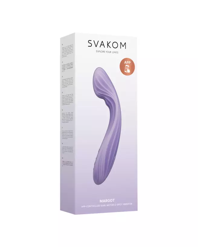 Image du vibromasseur SVAKOM Margot couleur parme, design élégant et discret-3