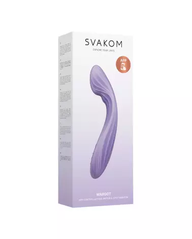 Image du vibromasseur SVAKOM Margot couleur parme, design élégant et discret-6