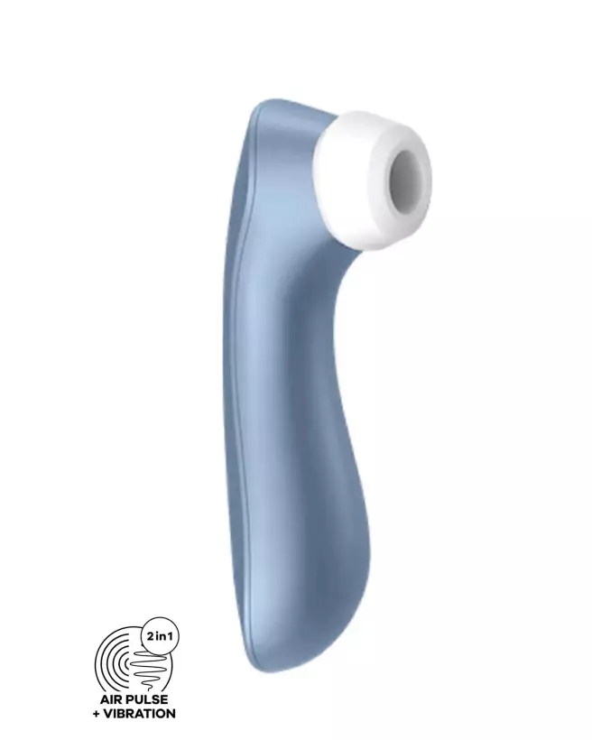 Image du Satisfyer Pro 2+ Bleu, stimulateur clitoridien étanche et discret-1