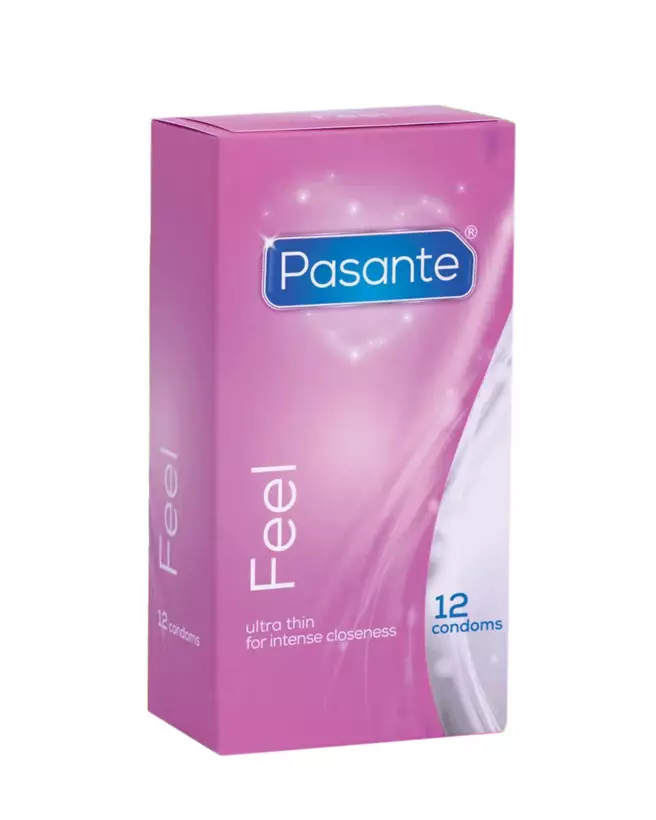 Image des préservatifs Pasante Feel Sensitive x12 pour une sensation naturelle et une protection optimale-1