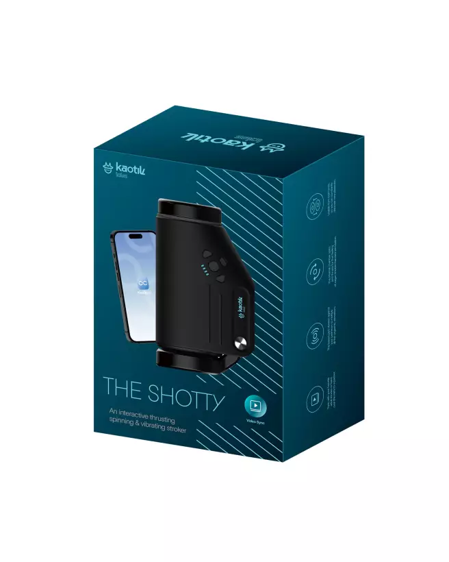 Image du Masturbateur KAOTIK SHOTTY NOIR par SEXTOYS-KAOTIK, sextoy discret pour plaisir masculin intensifié-2