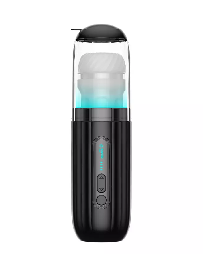 Image du masturbateur KAOTIK SHOCKWAVE NOIR par SEXTOYS-KAOTIK, design élégant et discret pour plaisir intense-1